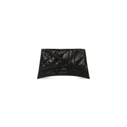 Women's Crush Small Chain Bag Quilted in Black