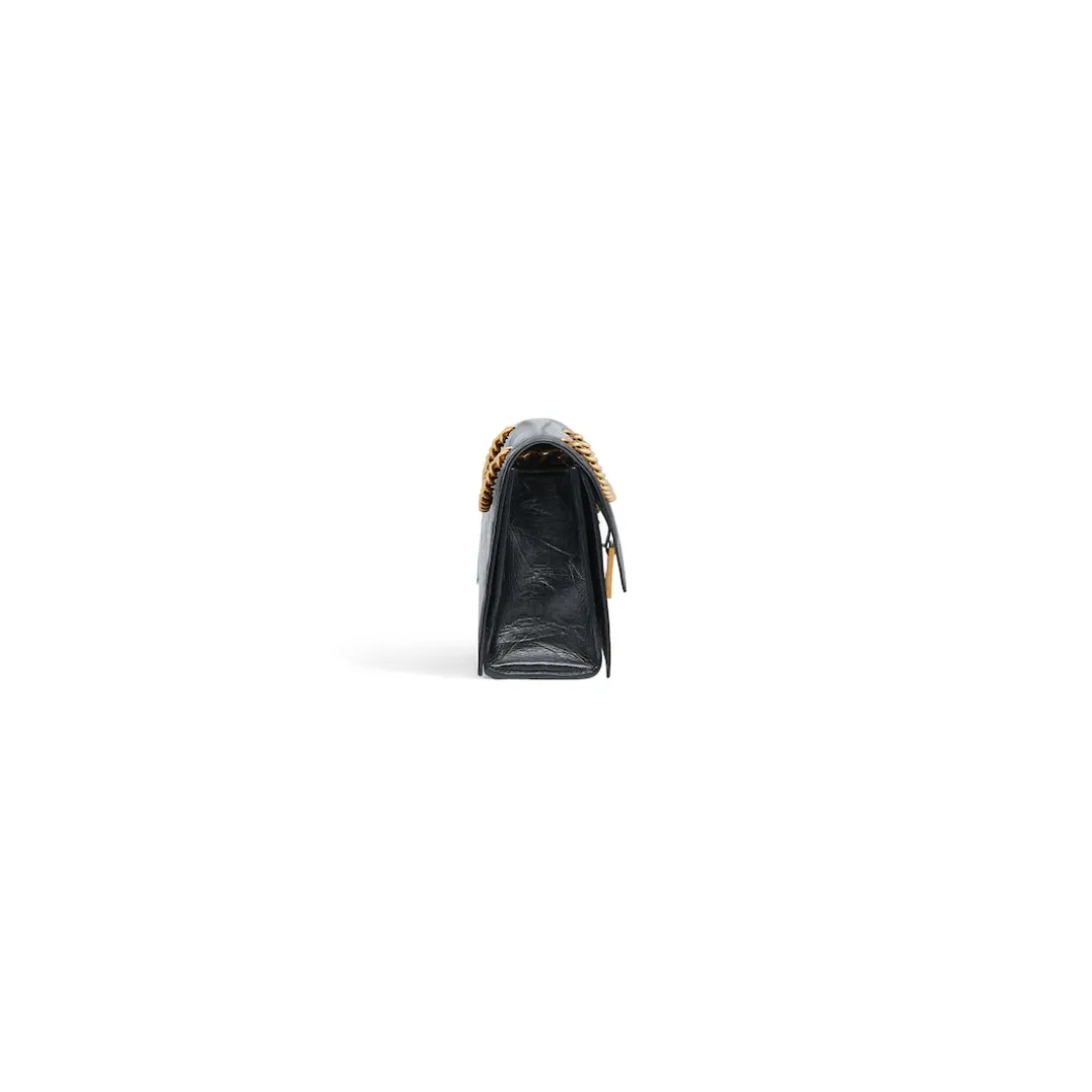 Women's Crush Small Chain Bag in Black