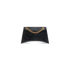 Women's Crush Small Chain Bag in Black
