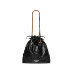 Women's Crush Small Tote Bag in Black