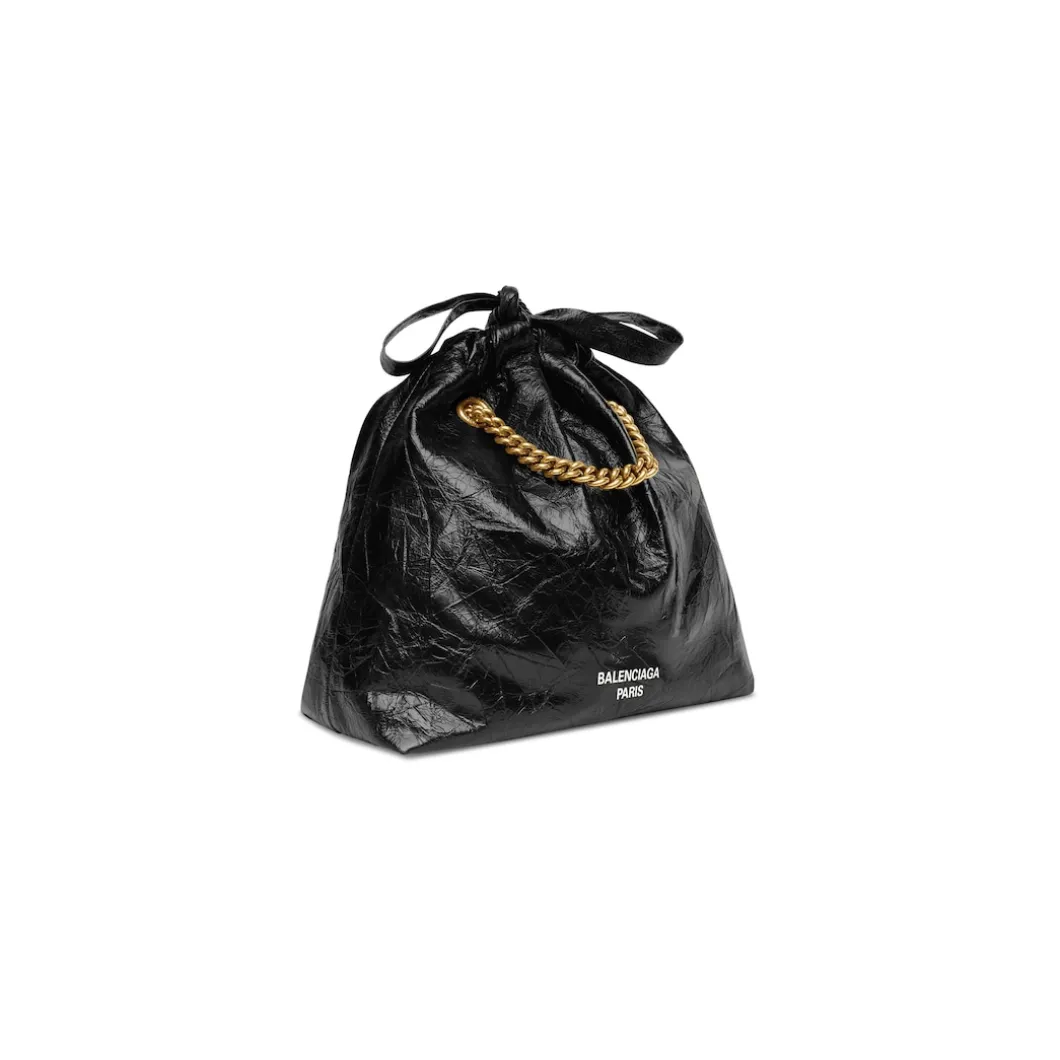 Women's Crush Small Tote Bag in Black