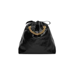 Women's Crush Small Tote Bag in Black