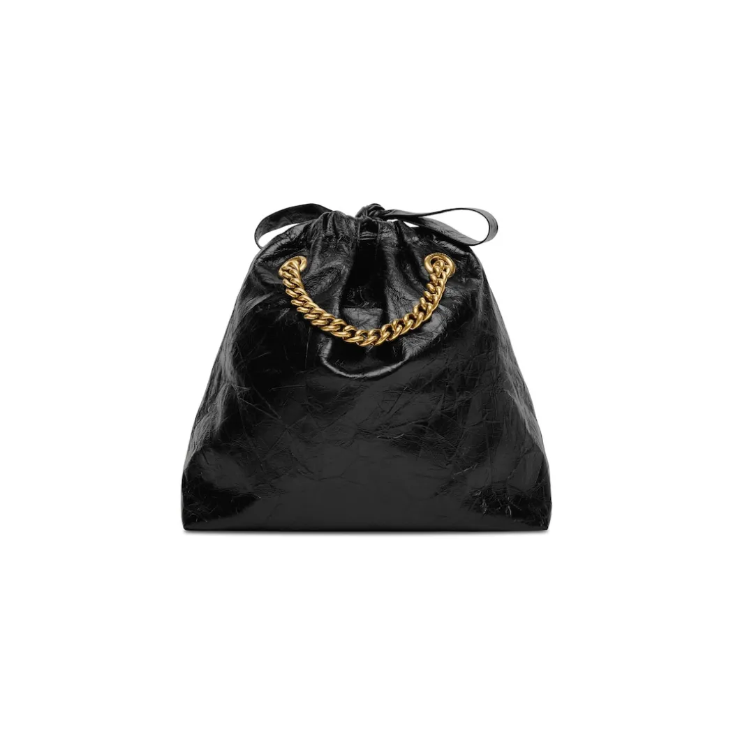 Women's Crush Small Tote Bag in Black