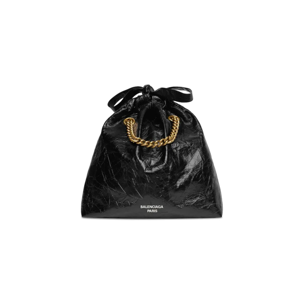 Women's Crush Small Tote Bag in Black