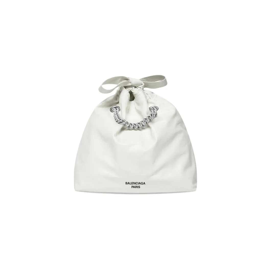 Women's Crush Small Tote Bag in Optic White