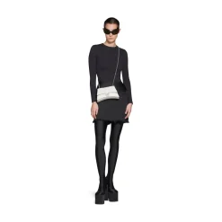 Women's Crush Xs Chain Bag Quilted in Optic White
