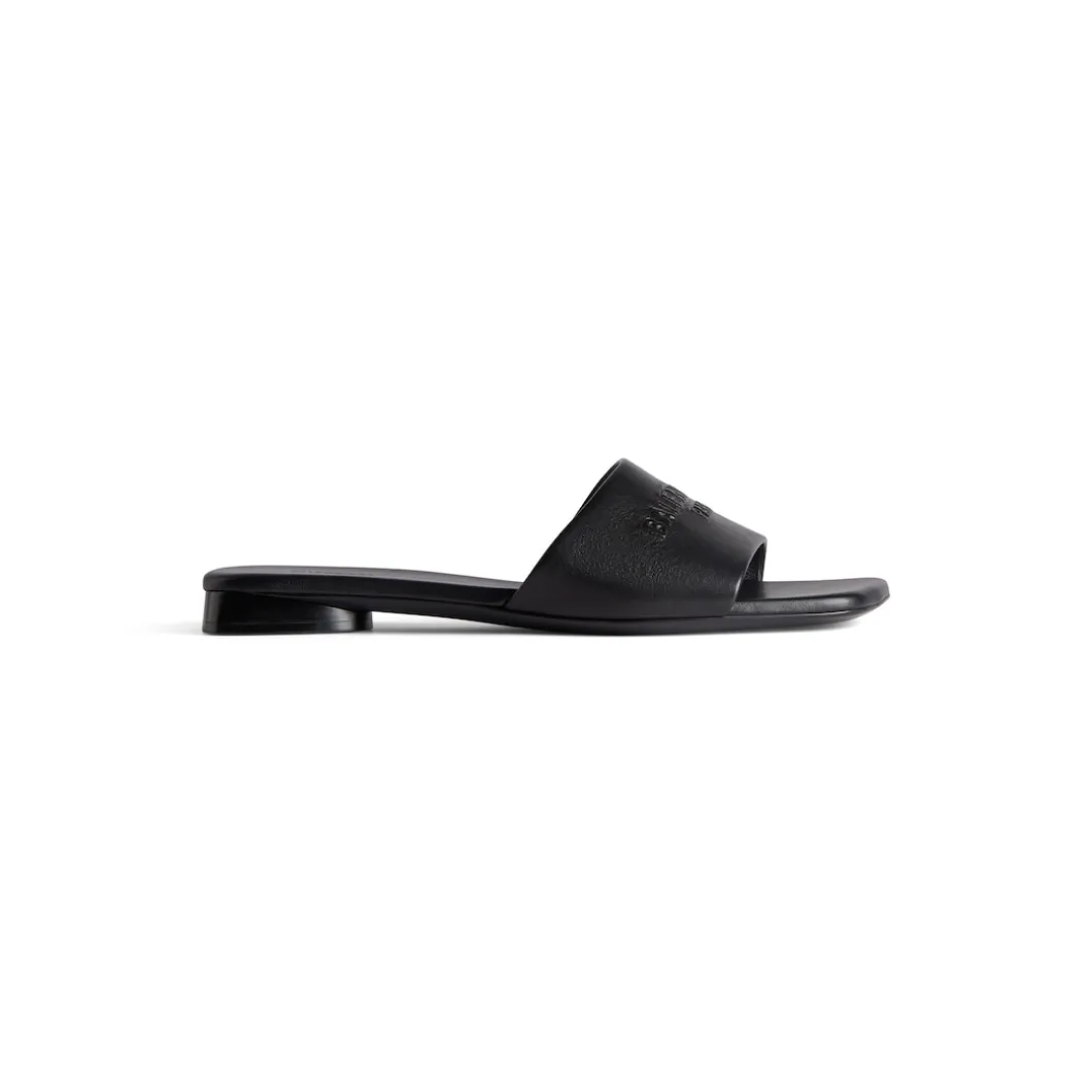 Women's Duty Free Flat Sandal in Black