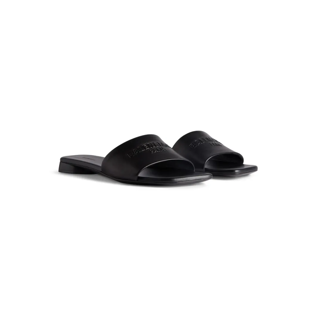 Women's Duty Free Flat Sandal in Black