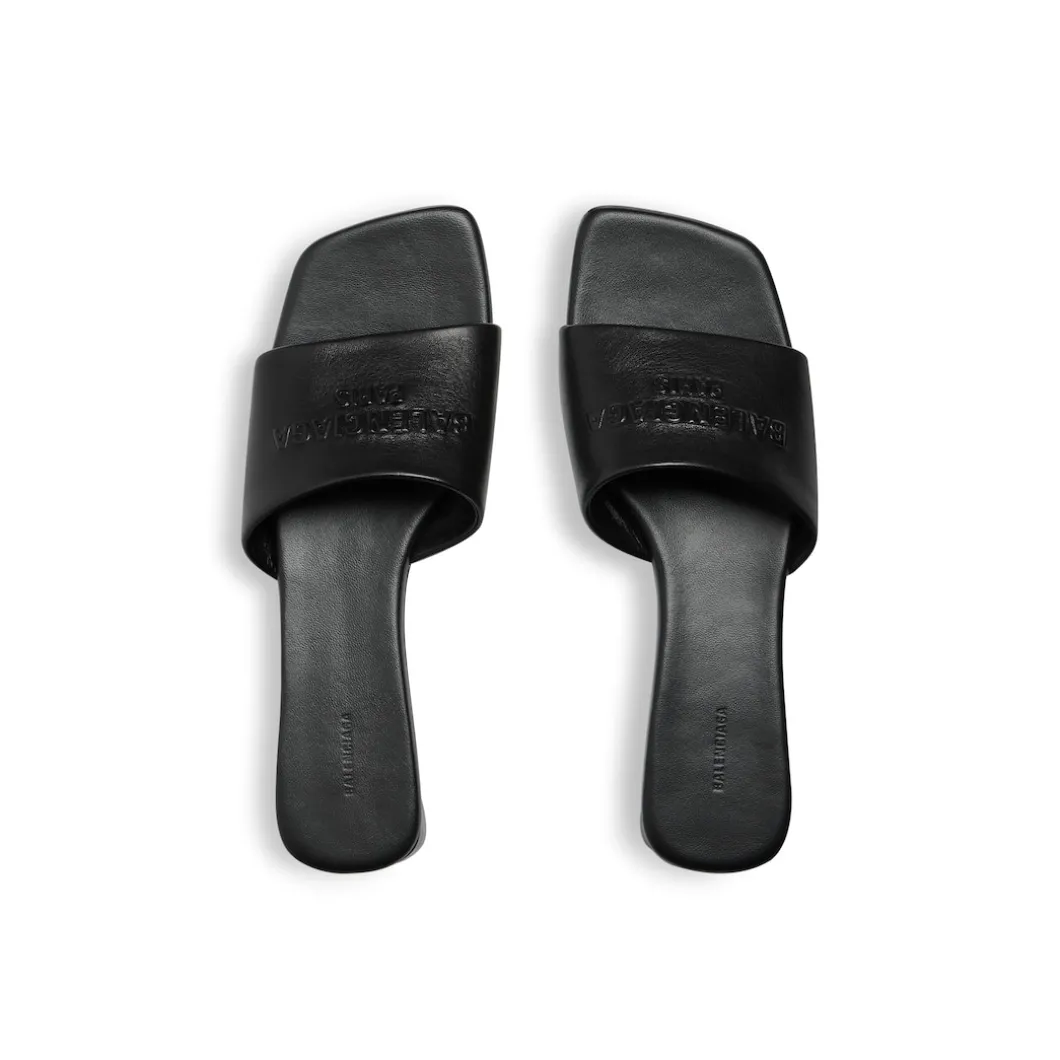 Women's Duty Free Flat Sandal in Black