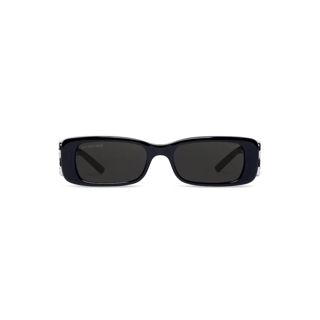 Women's Dynasty Rectangle Sunglasses in Black