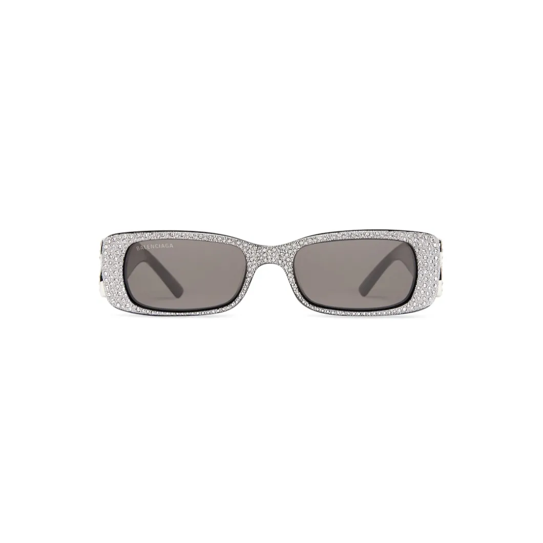 Women's Dynasty Rectangle Sunglasses in Black
