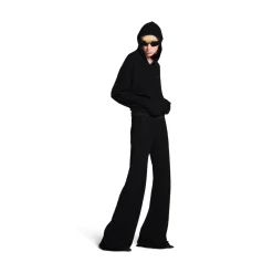 Women's Elastic Pants in Black