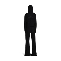 Women's Elastic Pants in Black