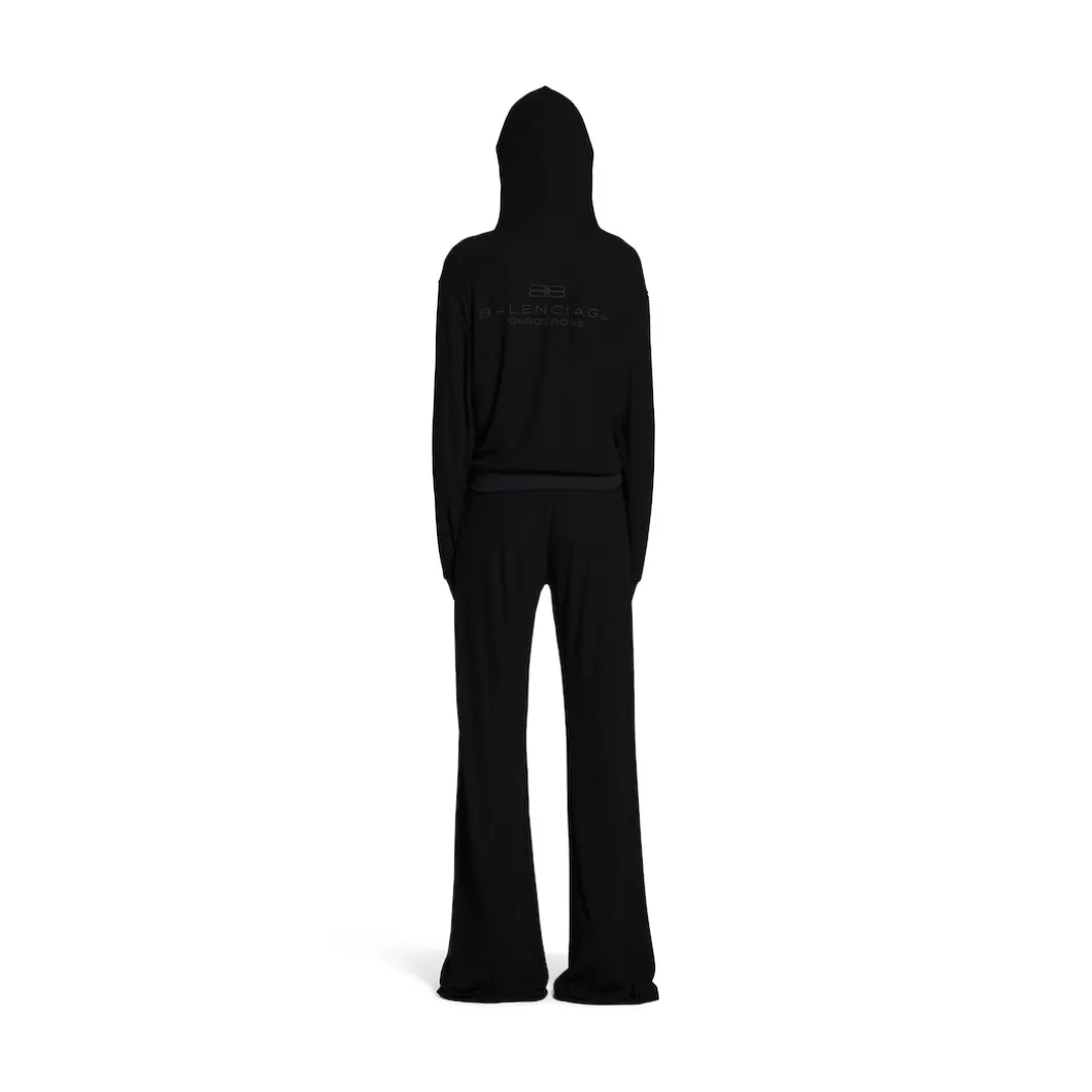 Women's Elastic Pants in Black