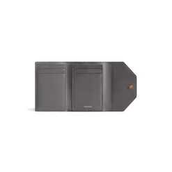 Women's Envelope Compact Wallet With Card Holder  in Black