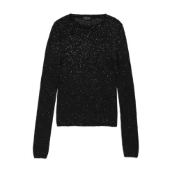Women's Fitted Crewneck in Black
