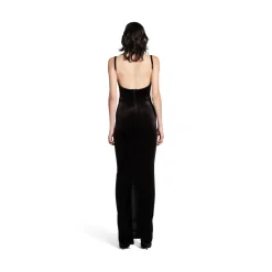 Women's Fitted Gown in Black