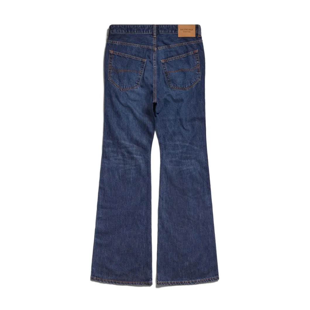 Women's Flared Pants in Dark Blue