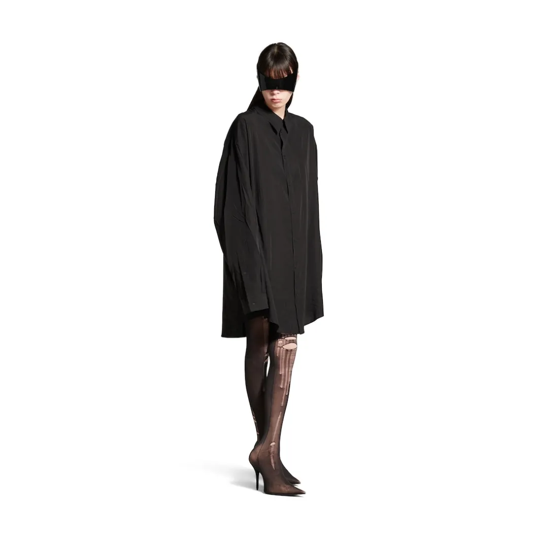 Women's Fluid Shirt in Black