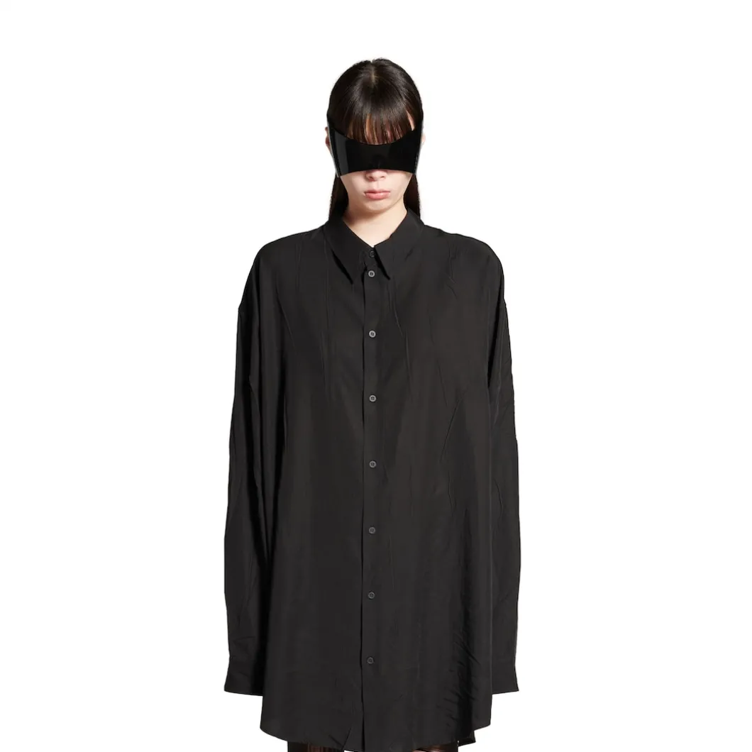 Women's Fluid Shirt in Black