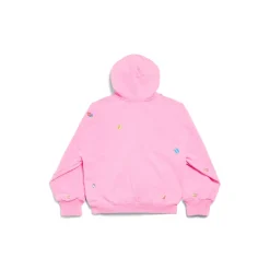 Women's Fruity Zip-up Hoodie Regular Fit in Pink