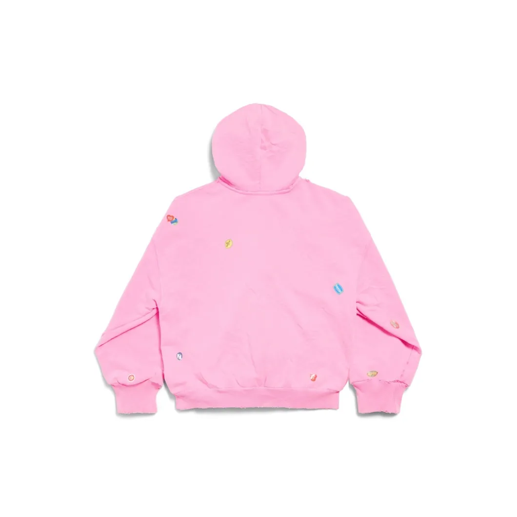 Women's Fruity Zip-up Hoodie Regular Fit in Pink