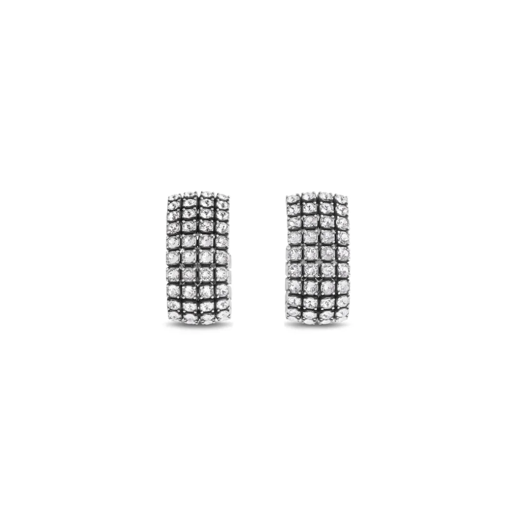 Women's Glam Ear Cuffs in Antique Silver