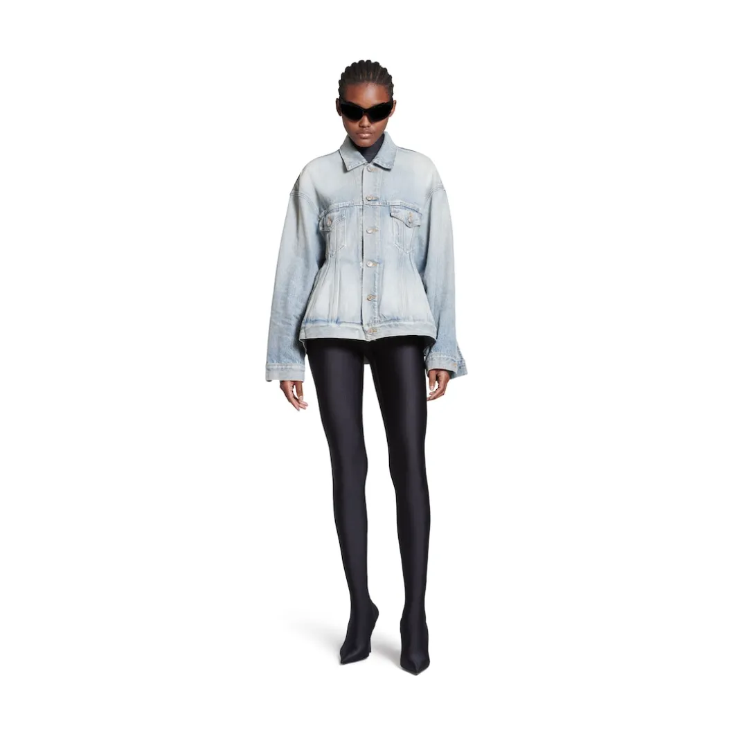 Women's Hourglass Jacket in Light Blue