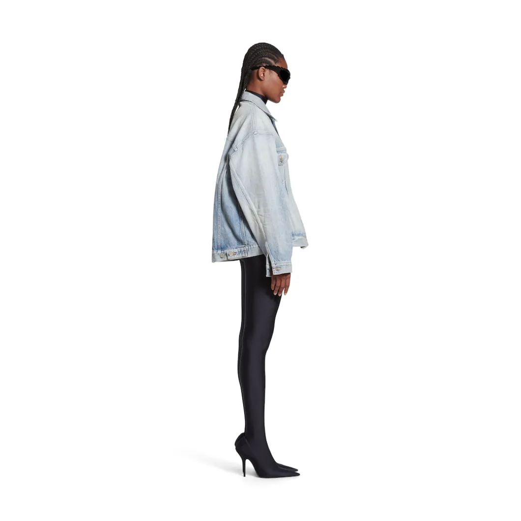 Women's Hourglass Jacket in Light Blue