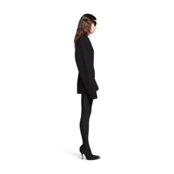Women's Hourglass Turtleneck Sweater in Black
