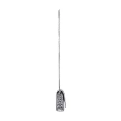 Women's Hourglass Wallet On Chain in Silver