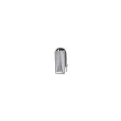 Women's Hourglass Wallet On Chain Mirror Effect in Silver