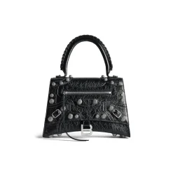 Women's Hourglass X Le Cagole Medium Handbag in Black