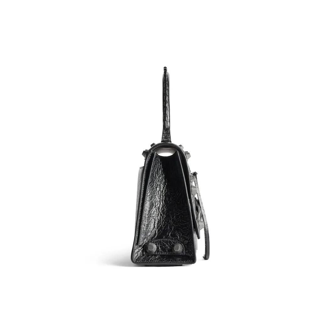 Women's Hourglass X Le Cagole Medium Handbag in Black