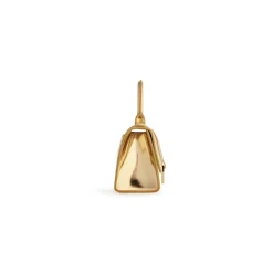 Women's Hourglass Xs Handbag Mirror Effect in Gold