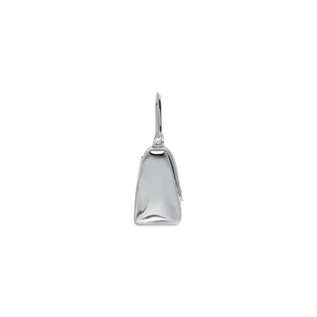 Women's Hourglass Xs Handbag Mirror Effect in Silver