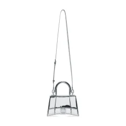 Women's Hourglass Xs Handbag Mirror Effect in Silver