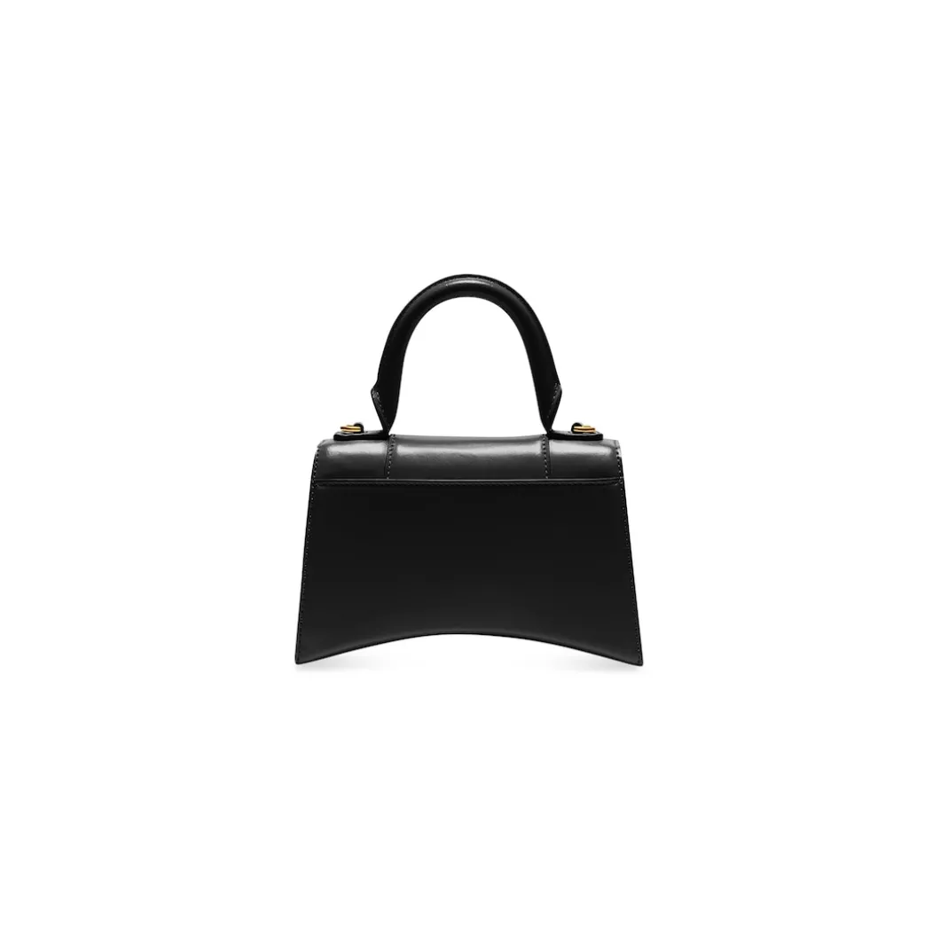 Women's Hourglass Xs Handbag Box in Black