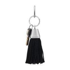 Women's Keychain Pompom in Black