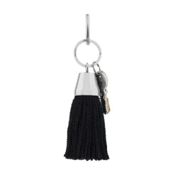 Women's Keychain Pompom in Black