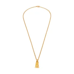 Women's Keyholder Thin Honey Necklace in Gold