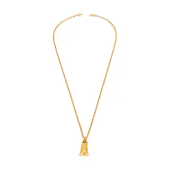 Women's Keyholder Thin Honey Necklace  in Gold