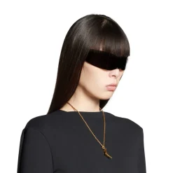 Women's Keyholder Thin Honey Necklace  in Gold