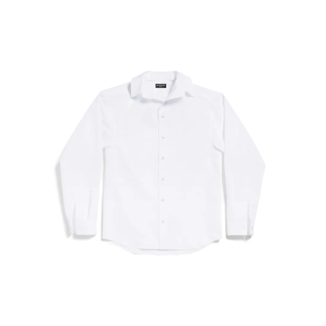 Women's Kick Collar Shirt Large Fit in White