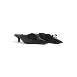 Women's Knife Bow 40mm Mule in Black