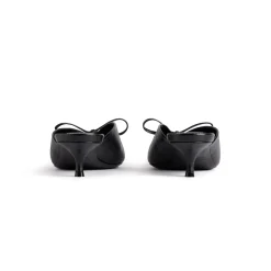 Women's Knife Bow 40mm Mule in Black