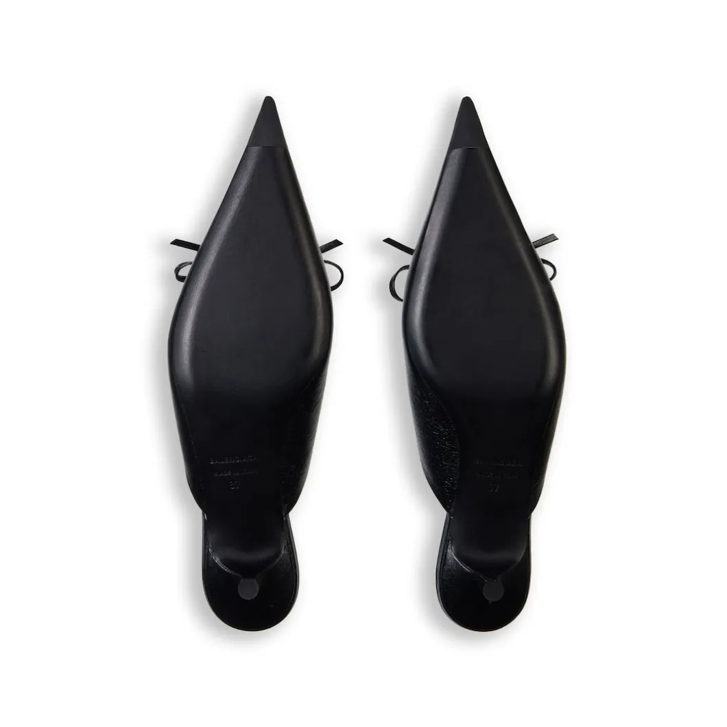 Women's Knife Bow 40mm Mule in Black