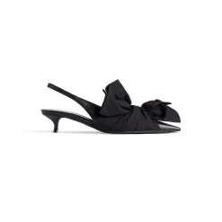 Women's Knife Chemise 40mm Slingback in Black