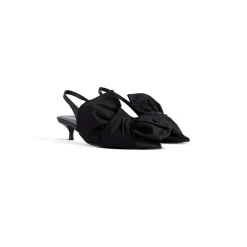 Women's Knife Chemise 40mm Slingback in Black