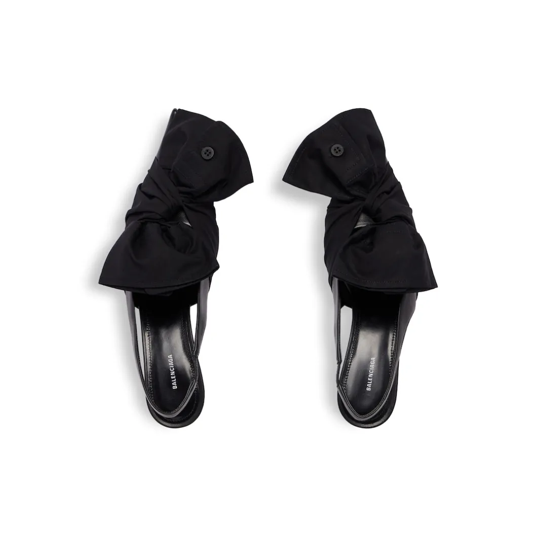 Women's Knife Chemise 40mm Slingback in Black